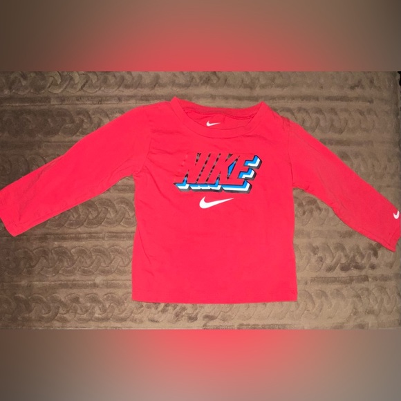Nike Toddler Long Sleeve (Red/24m) - Picture 1 of 2
